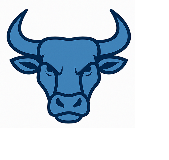 Blue Ox bull head logo